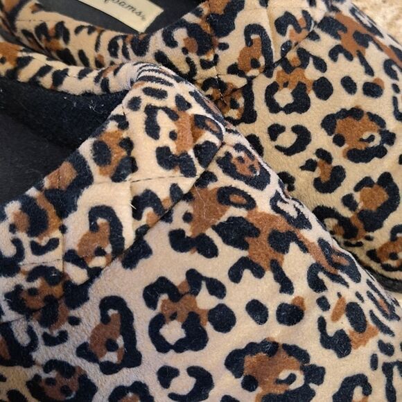 MUK LUKS Devyn Animal Printed Sherpa Slingbacks & Dearforms Slippers Lot Med 7/8 - Picture 12 of 16